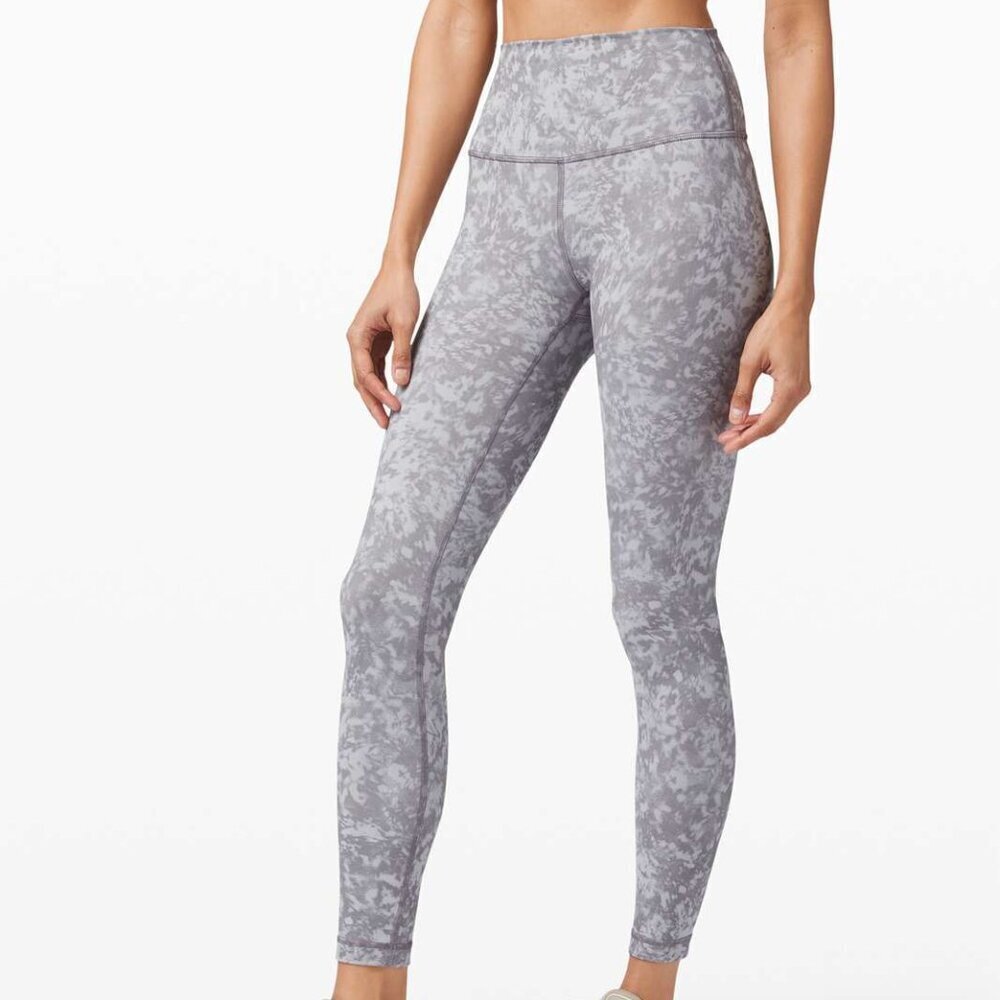 Lululemon Wunder Train High-Rise Tight 25" - 10 Summer Shade Ice Grey Multi - Picture 1 of 6